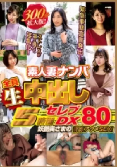 素人妻ナンパ全員生中出し5時間セレブDX 80