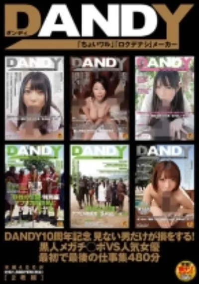 DANDY10周年記念 見ない男だけが損をする！黒人メガチ◯ポVS人気女優 最初で最後の仕事集 480分