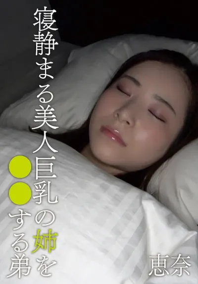 寝静まる美人巨乳の姉を○○する弟 恵奈