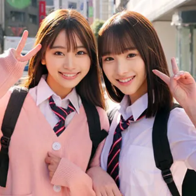 ももちゃん＆みなみちゃん